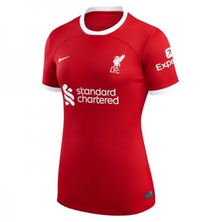 Koszulka Liverpool 2023-24 Damska Domowe Koszulki Piłkarskie Krótki Rękaw